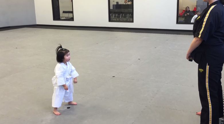 Menina ninja de 3 anos conquistou a internet mostrando as suas habilidades!