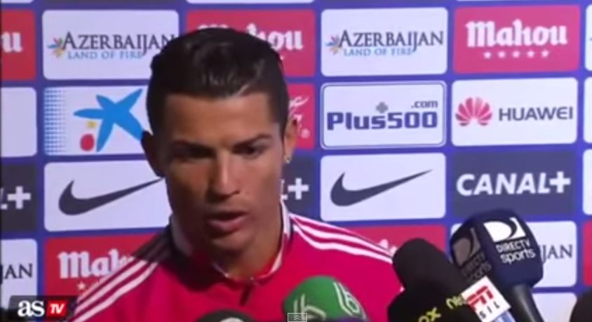 Cristiano Ronaldo fica enervado com perguntas de um jornalista!
