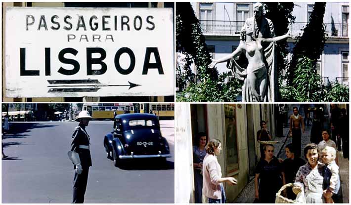 Primeiro vídeo a cores de Lisboa foi divulgado! Lisboa em 1950! É incrível!