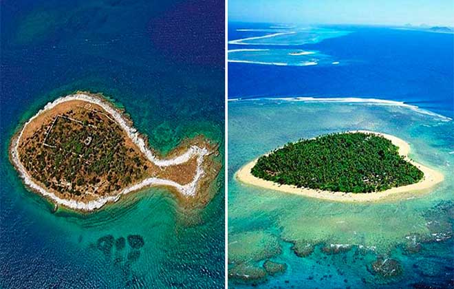 14 Ilhas impressionantes que parecem mesmo outras coisas!