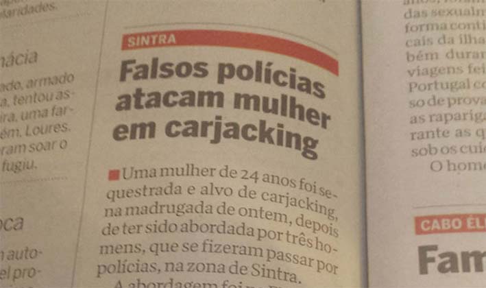 Falsos polícias andam a atacar condutores na zona de Lisboa! Mantêm-te ALERTA e partilha!
