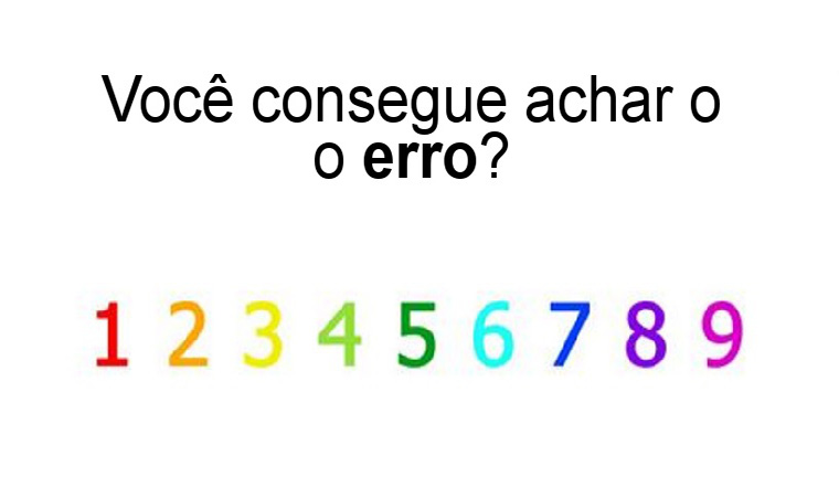 Consegues encontrar o erro? 86% das pessoas que tentam não conseguem!