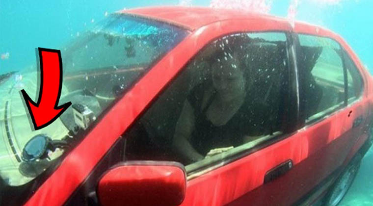 Se estás num carro a afundar-se é isto que tens de fazer para sobreviver! Não fazia ideia!