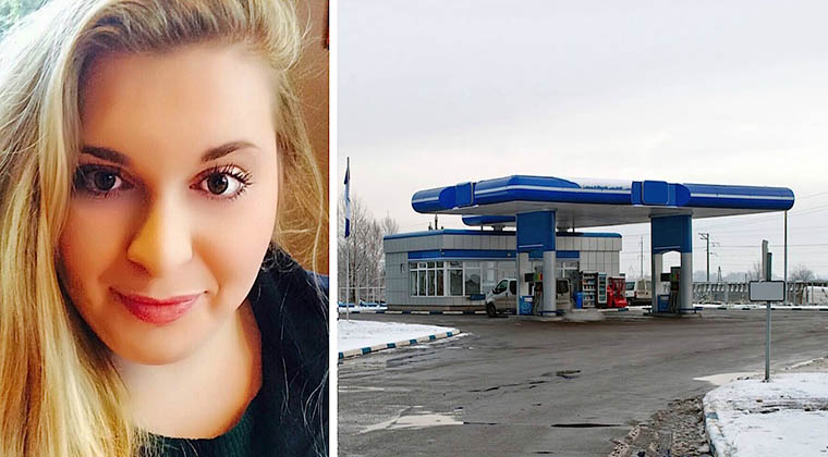 Homem chorava no posto de gasolina… Quando ela olhou para dentro do carro… Ficou sem palavras!