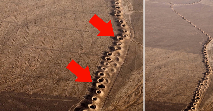 Sabes porque fizeram estes buracos no deserto? A razão é incrível! Mas que génios!