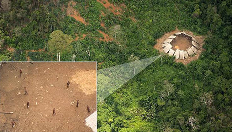 Um helicóptero captou imagens de uma tribo completamente isolada… O que descobriram…