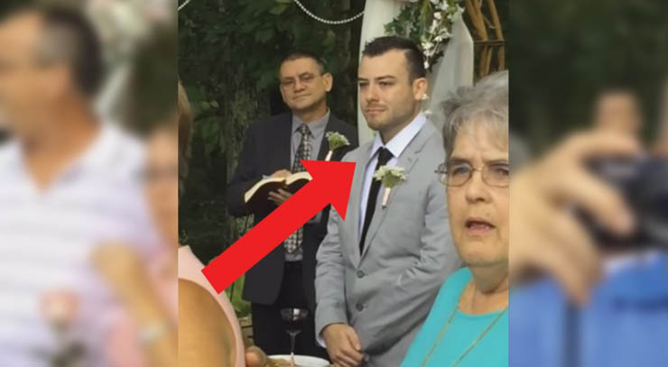 O noivo estava no altar… Mas quando viu a noiva chegar… A sua reação surpreendeu toda a gente! Impressionante!
