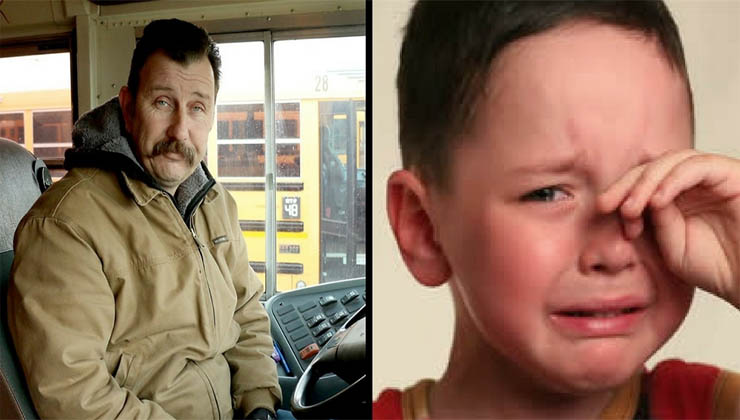 O motorista deste autocarro viu o menino a chorar com as mãos vermelhas… O que ele fez a seguir vai deixar-te surpreendido!