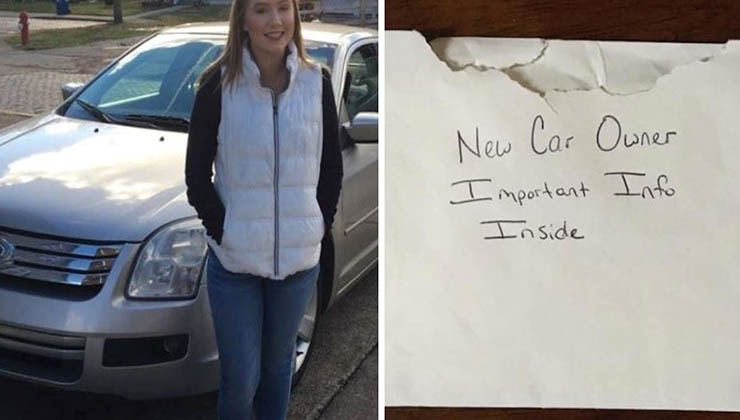 Pai encontrou um envelope escondido no porta-luvas do carro da filha… Quando o abriu… Ficou em choque com o que estava no interior!