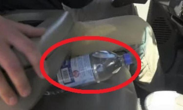 Bombeiros pedem a população que não deixem garrafas de água no carro