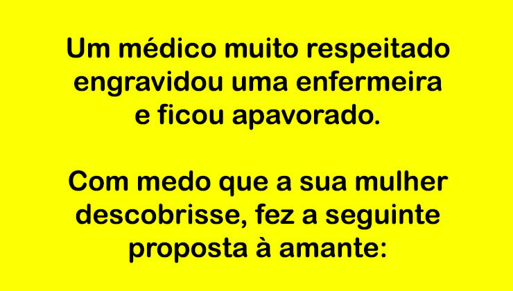 O Médico engravidou uma enfermeira e ficou em pânico! Então…