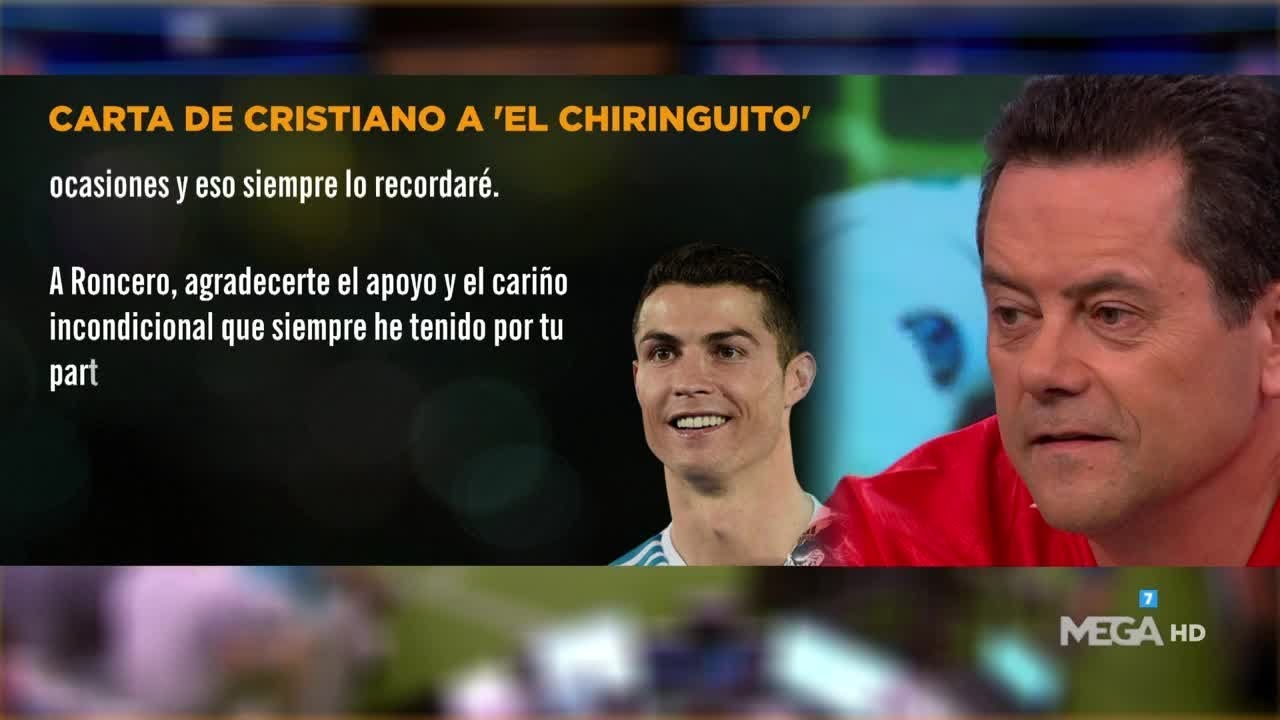 Cristiano Ronaldo escreve carta de despedida ao programa desportivo espanhol “El Chiringuito”