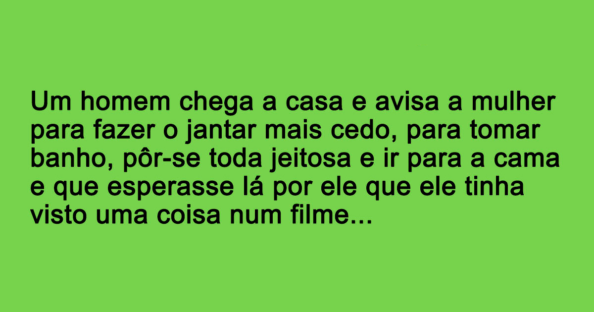 Vamos experimentar uma nova posição…