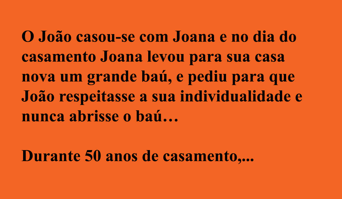 O baú da Joana…