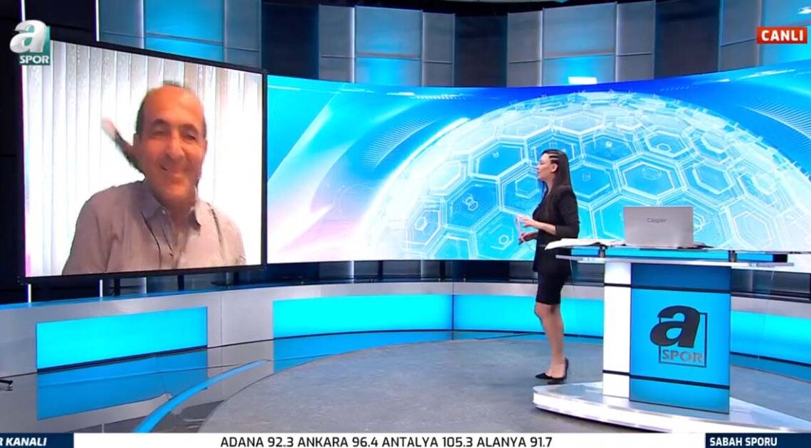 Comentador desportivo turco leva “chapada” do seu gato em direto na TV